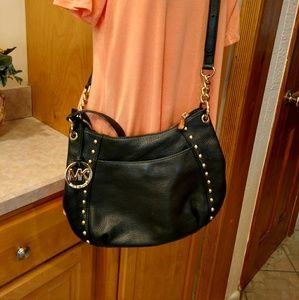 Michael Kors Beautiful Black Studded Bag